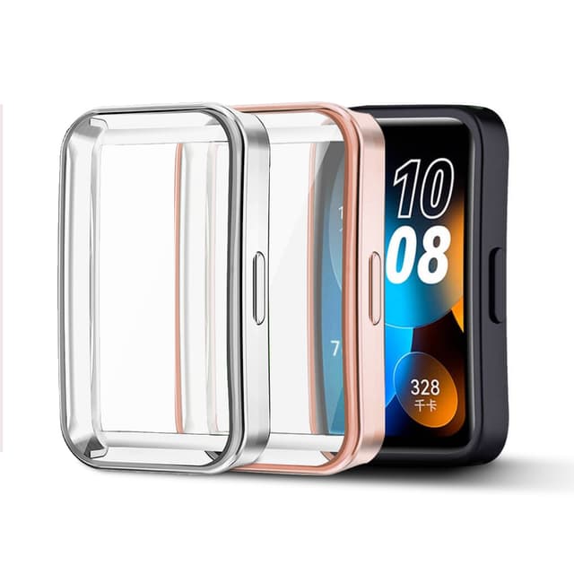 كفر ساعة هواوي باند 8.9 قطعتين باللون الذهبي و الفضي من اوزون O Ozone [2 Pack] Protective Cover Compatible with Huawei Band 8 | Huawei Band 9