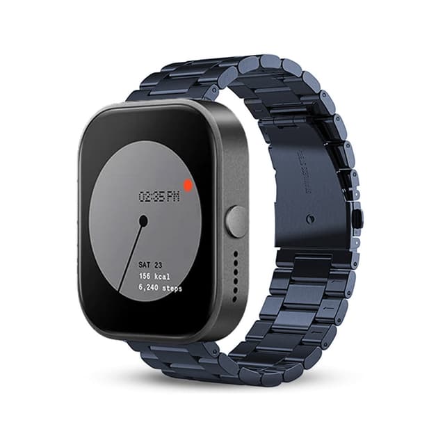 سوار ساعة معدني CMF لساعة نوثينغ ووتش برو لون كحلي من او اوزون O Ozone Metal Band Compatible with CMF by Nothing Watch Pro Watchband Bracelet, Stainless Steel Replacement Bracelet Wristband Wrist Strap Smart Watch Accessories for Men