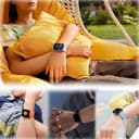 مجموعة بدائل ستراب ساعة ريدمي الذكية مع الاطار الحامي للشاشة بعدة الوان او اوزون Smartwatch Strap Set for Redmi Watch with Screen Protection Assorted Colors O Ozone