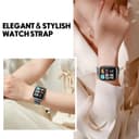 سوار ساعة ريدمي وتش 3 اكتيف و 3 لايت ميلانيز لون فضي من او اوزون O Ozone Milanese Loop Band Compatible with Redmi Watch 3 Active/Redmi Watch 3 Lite