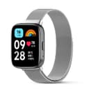 سوار ساعة ريدمي وتش 3 اكتيف و 3 لايت ميلانيز لون فضي من او اوزون O Ozone Milanese Loop Band Compatible with Redmi Watch 3 Active/Redmi Watch 3 Lite