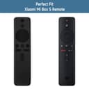 O Ozone Silicone Remote Control Protective Case Cover for Xiaomi Mi Box S/4X Mi TV Stick Smart Tv Box Controller Remote Skin Sleeve Shockproof Protector for Mi TV- Clear