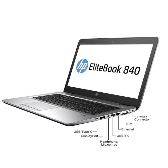 Used HP EliteBook 840 G3 Intel Core i5 6th Generation 14" Screen Laptop