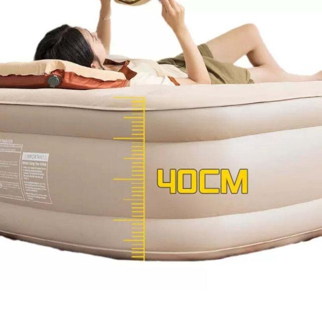 Outdoor Camping One-click Automatic Inflatable Mattress 4000mAh
