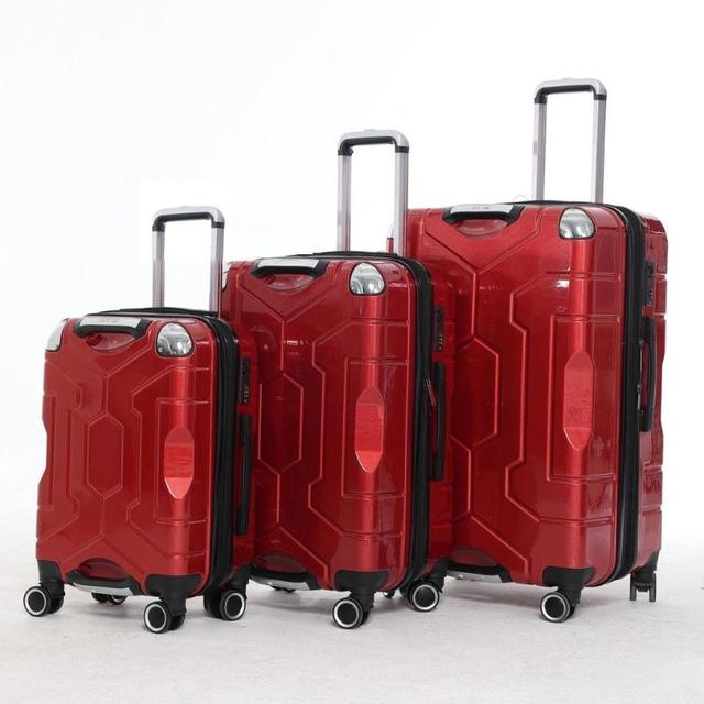 طقم شنط سفر 3 قطع بعجلات دوارة (20 ، 24 ، 28) بوصة Travel Rolling Luggage Suitcase - SW1hZ2U6MzI5ODYwNQ==