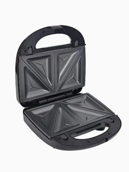 Daewoo 3 In 1 Sandwich Maker With Grill Waffle And Stainless Steel Panel 750.0 W Black/Silver - SW1hZ2U6MzIzOTE1MA==