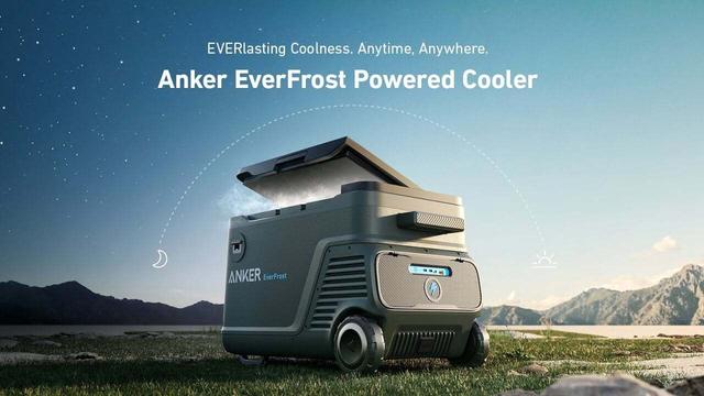 Anker EverFrost Powered Cooler 43L Portable Refrigerator A17A12M1