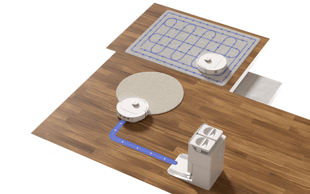 مكنسة روبوت التنظيف شاومي روبوروك كيو ريفو ماكس في 7000 باسكال Roborock Qrevo MaxV Robot Vacuum and Mop