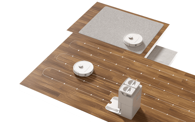 مكنسة روبوت التنظيف شاومي روبوروك كيو ريفو ماكس في 7000 باسكال Roborock Qrevo MaxV Robot Vacuum and Mop