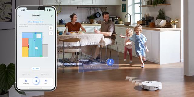 مكنسة روبوت التنظيف شاومي روبوروك كيو ريفو ماستر 10000 باسكال Roborock Qrevo Master Robot Vacuum and Mop