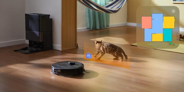 مكنسة روبوت التنظيف شاومي روبوروك كيو ريفو ماستر 10000 باسكال Roborock Qrevo Master Robot Vacuum and Mop