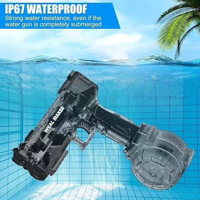لعبة مسدس ماء 1200 مللي أمبير Weal Maker Electric Water Gun