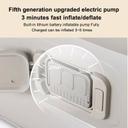 Outdoor Camping One-click Automatic Inflatable Mattress 4000mAh