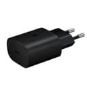 شاحن سامسونج بقوة شحن 15 واط مع كيبل يو أس بي طرفين من سامسونج Samsung 15W Travel Adapter with USB C to USB C Cable Black