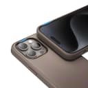 كفر ايفون 15 برو من السيليكون السائل لون بني من جرين ليون Green Lion Duo Liquid Silicon Case for iPhone 15 Pro Brown