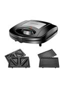 ساندويتش ميكر  780 واط 2 في 1 مع ألواح شوي  بلاك اند ديكر Black+Decker Sandwich & Grill Maker Non-Stick 2-In-1 Interchangeable Sandwich And Grill Maker - 974180