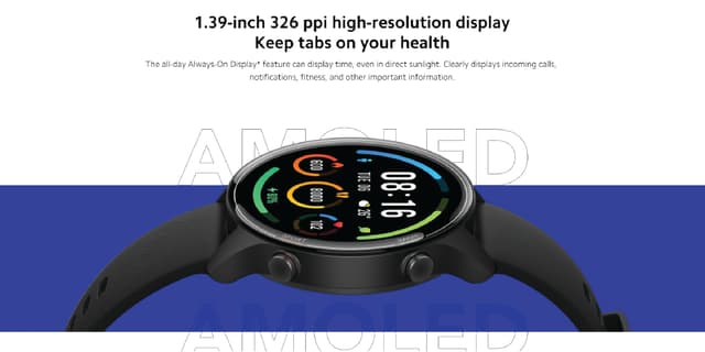 Xiaomi Mi Smart Sport Watch,‎24-Hour Heart Rate Monitor, 117 Sports Modes,5Atm Water Resistance, Sleep Monitor