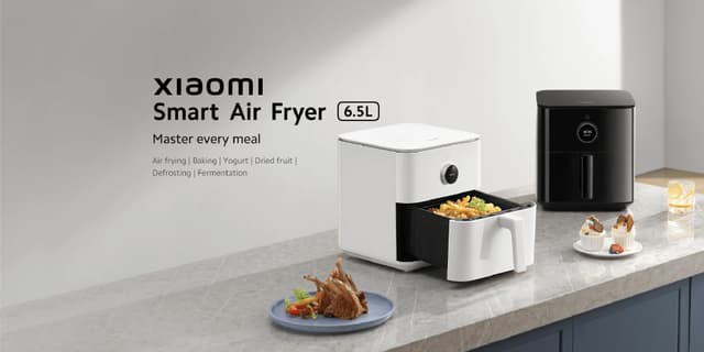 قلاية هوائية ذكية 6.5 لتر 1800 واط أبيض شاومي Xiaomi Smart 6.5 L Air Fryer