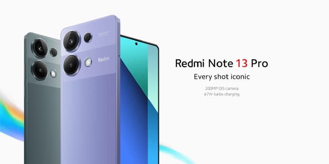 موبايل جوال ريدمي نوت 13 برو رام 8 جيجا 256 جيجا تخزين رمادي شاومي Xiaomi Redmi Note 13 Pro