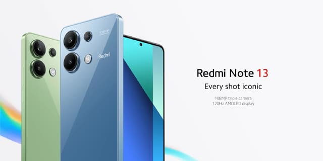 موبايل جوال ريدمي نوت 13 رام 8 جيجا 256 جيجا تخزين أزرق شاومي Xiaomi Redmi Note 13
