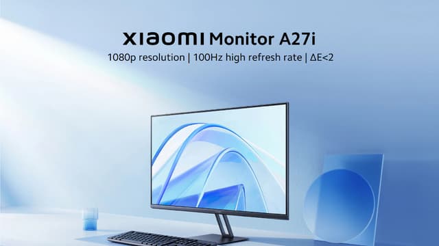 Xiaomi Mi A27i: Lag-free efficiency at the office with good quality Monitor, 8-bit color depth 99% sRGB and 75Hz Refresh Rate