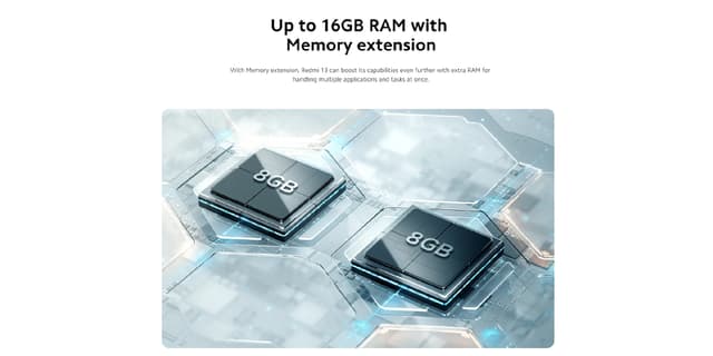 موبايل جوال ريدمي نوت 13 رام 8 جيجا 256 جيجا تخزين أزرق شاومي Xiaomi Redmi Note 13