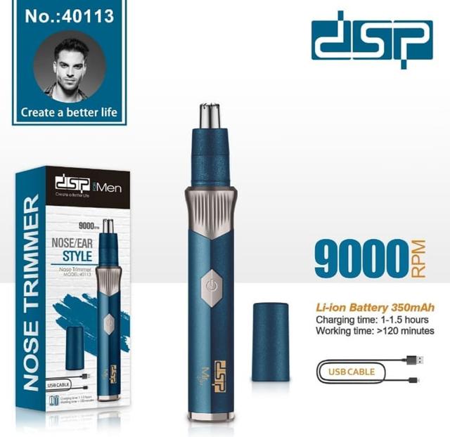 ماكينة حلاقة الأنف والأذن دي اس بي 350 مللي أمبير Dsp Professionals Nose And Ear Trimmer - SW1hZ2U6MzMwNDUzOQ==