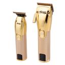 مجموعة حلاقة دي اس بي 2 مكينة حلاقة شعر الرأس واللحية Dsp Professionals Gold Hair Clipper Kit - SW1hZ2U6MzMwNDYxMA==