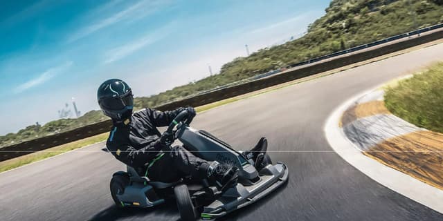 Segway- Ninebot Electric GoKart Pro, Outdoor Race Pedal Go Karting Car for Kids and Adults, Adjustable Length and Height