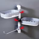 حامل صابون جداري قابل للدوران Rotary Drawer Type Soap Box