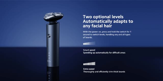 Xiaomi Mi Electric Shaver S301: A Stylish and Efficient Electric Shaver with 360° Floating Heads, LED Display, and IPX7 Waterproof Rating