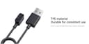 كابل شاحن USB لساعة ريدمي ووتش 2 أسود شاومي Charging Cable for Redmi Watch 2 series