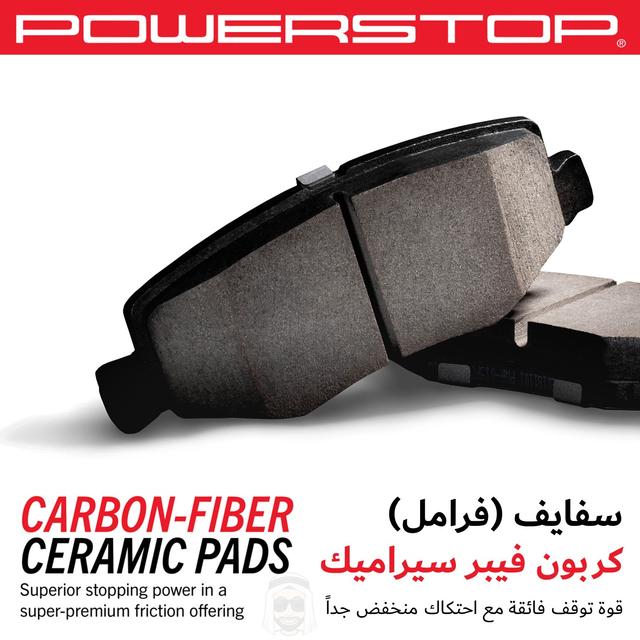 Honda Accord Acura - Rear Carbon Fiber Ceramic Brake Pads by PowerStop NextGen (Sedan Coupe TSX) - SW1hZ2U6MzMxNzk1MA==