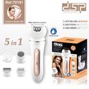 مكينه حلاقه نسائيه مع جهاز تنظيف البشرة 600 مللي أمبير Dsp Professional Hair Removal Tool Kit For Ladies