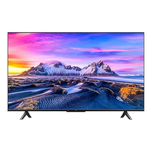شاشة سمارت باللون الاسود قياس 43 بوصة دقة يو اتش دي 4 كي نظام اندرويد من شاومي Xiaomi Mi TV P1 43 UK Uhd 4K Smart Android With Hands Free Google Assistant Smart Home Control Hub Black