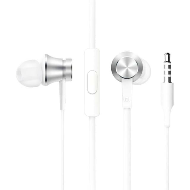 سماعات سلك ميكروفون عالي الحساسية مع اطراف أذن قابلة للتغيير من شاومي Xiaomi Mi Piston In Ear Headphones Basic High Sensitivity Mic amp Remote powerful bass Replaceable Earbuds Global Version