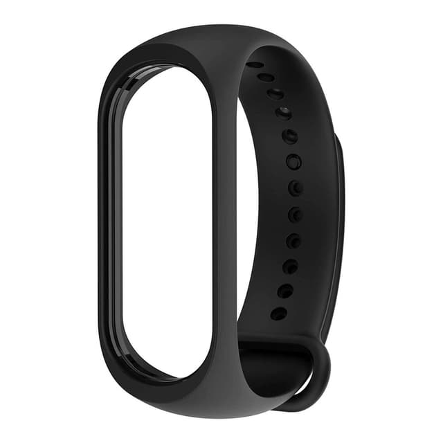 For Xiaomi Mi Band 3 - Premium Silicone Fitness Tracker Wrist Strap Band - Black