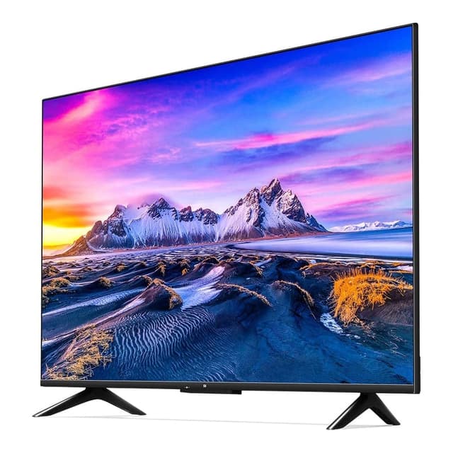 شاشة سمارت باللون الاسود قياس 43 بوصة دقة يو اتش دي 4 كي نظام اندرويد من شاومي Xiaomi Mi TV P1 43 UK Uhd 4K Smart Android With Hands Free Google Assistant Smart Home Control Hub Black