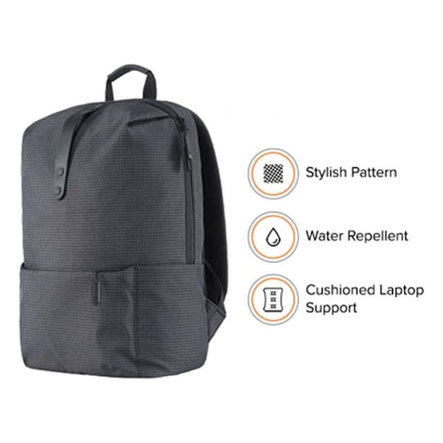Xiaomi Mi Casual Backpack Unisex Waterproof Minimalist Durable Leisure Backpack Urban 15.6" Laptop Backpack