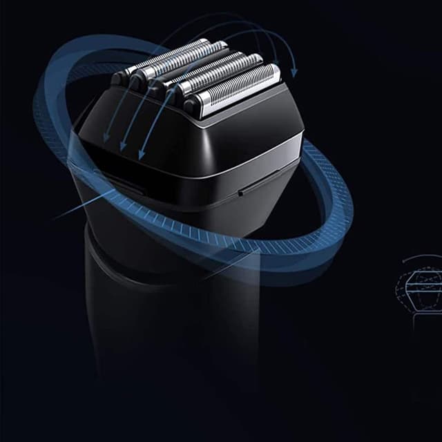 Xiaomi Mi 5 Blade Electric Shaver, Black - 5-Blade Electric Shaver with Omnidirectional Floating Heads and Linear Magnetic Suspension Motor