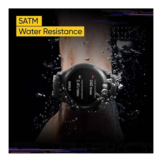 ساعة يد ذكية اس برو 1.39 بوصة مقاومة للماء ريلمي Realme Smart Watch S Pro