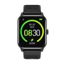 Lazor Core Plus SW46: 1.69" HD Touchscreen, IP68 Waterproof, Call Answering, Multiple Watch Faces, Heart Rate & Activity Tracking, Sleep Monitoring, 7-Day Battery, Arabic Support - Black