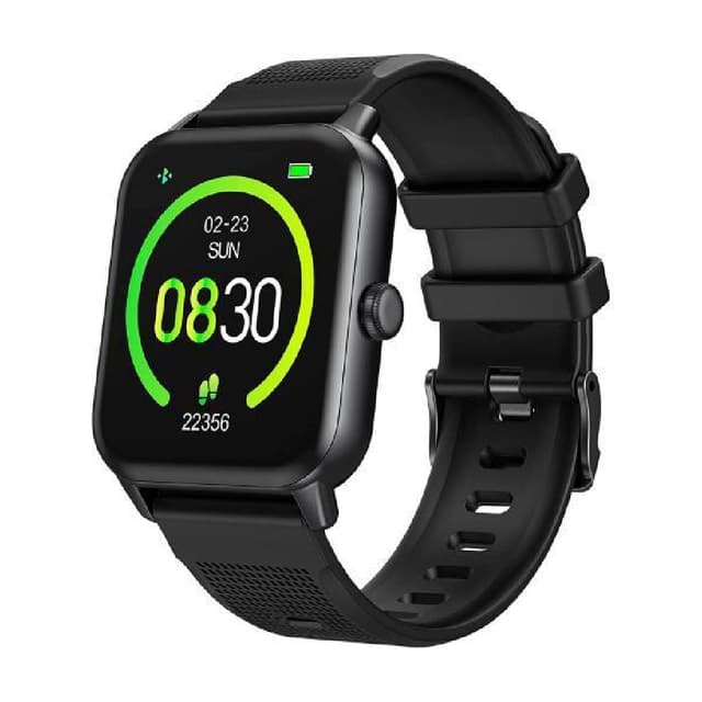 Lazor Core Plus SW46: 1.69" HD Touchscreen, IP68 Waterproof, Call Answering, Multiple Watch Faces, Heart Rate & Activity Tracking, Sleep Monitoring, 7-Day Battery, Arabic Support - Black
