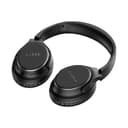 Lazor Jazz EA203 Wireless Foldable Headphones: Built-in TF Card Reader, FM Radio, Aux, BT V5.0, Up to 10hrs Battery Life - Metallic Black