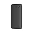 Lazor Prism-10 PB30: 10000mAh Ultra Slim Power Bank, 3D Artistic Texture, Anti-Scratch, Overcharging Protection, Dual Fast Charging, Micro USB & Type-C Ports - Black