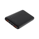 Lazor Prism-10 PB30: 10000mAh Ultra Slim Power Bank, 3D Artistic Texture, Anti-Scratch, Overcharging Protection, Dual Fast Charging, Micro USB & Type-C Ports - Black