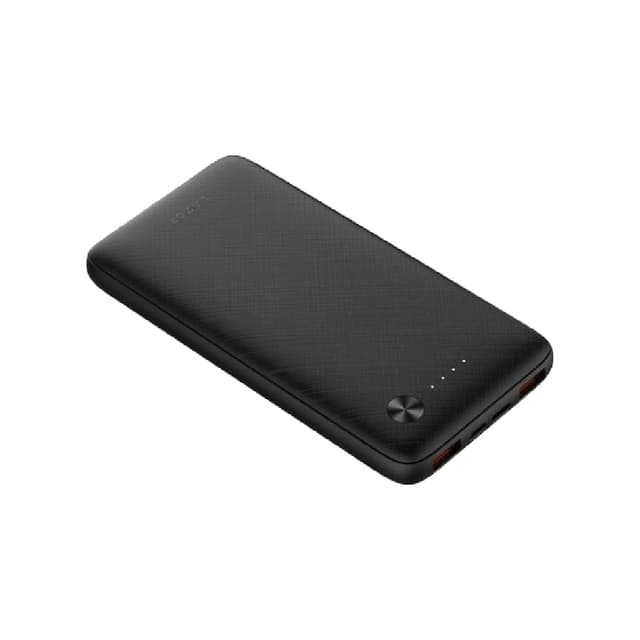 Lazor Prism-10 PB30: 10000mAh Ultra Slim Power Bank, 3D Artistic Texture, Anti-Scratch, Overcharging Protection, Dual Fast Charging, Micro USB & Type-C Ports - Black