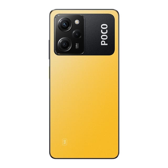 موبايل جوال بوكو X5 برو 5G رام 8 جيجا 256 جيجا تخزين أصفر شاومي POCO X5 Pro 5G Smartphone
