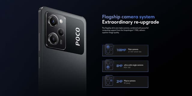 موبايل جوال بوكو X5 برو 5G رام 8 جيجا 256 جيجا تخزين أصفر شاومي POCO X5 Pro 5G Smartphone