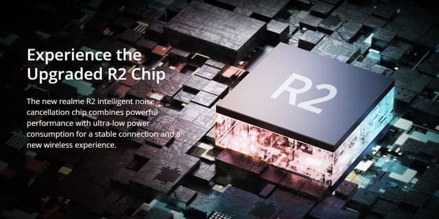 سماعات بلوتوث بودز اير 2 مقاومة للماء مع تقنية الغاء الضوضاء ريلمي Realme Buds Air 2